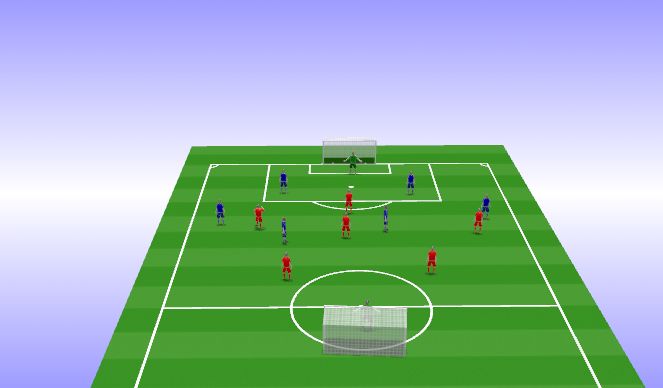 Football/Soccer Session Plan Drill (Colour): Screen 3