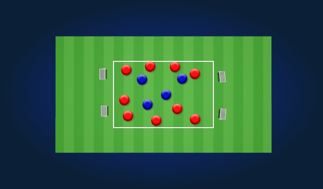 Football/Soccer Session Plan Drill (Colour): Screen 3