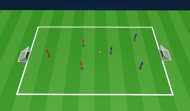 Football/Soccer Session Plan Drill (Colour): Warm-UP