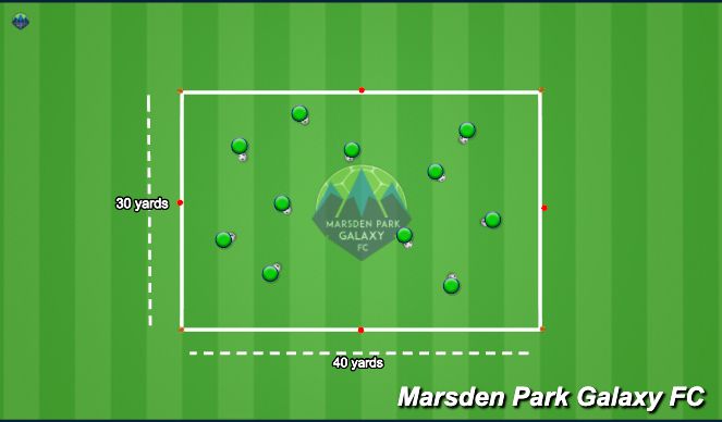 Football/Soccer Session Plan Drill (Colour): Snipper Strike