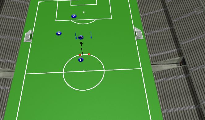Football/Soccer Session Plan Drill (Colour): Animation 1