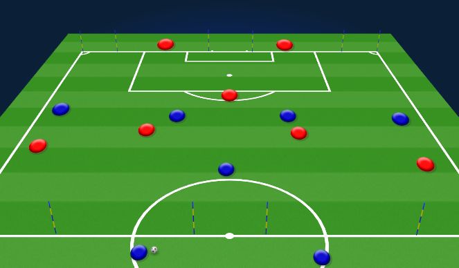 Football/Soccer Session Plan Drill (Colour): Screen 1