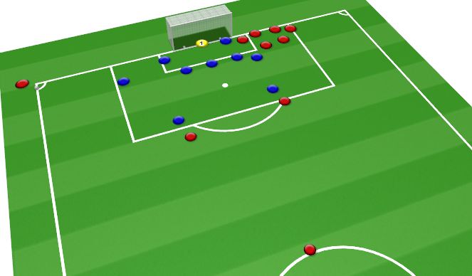 Football/Soccer Session Plan Drill (Colour): Animation 1