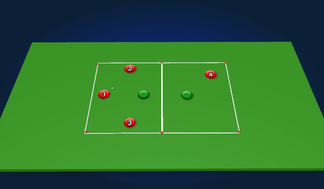 Football/Soccer Session Plan Drill (Colour): Animation 2