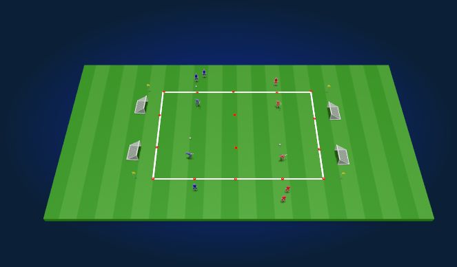 Football/Soccer Session Plan Drill (Colour): Skill