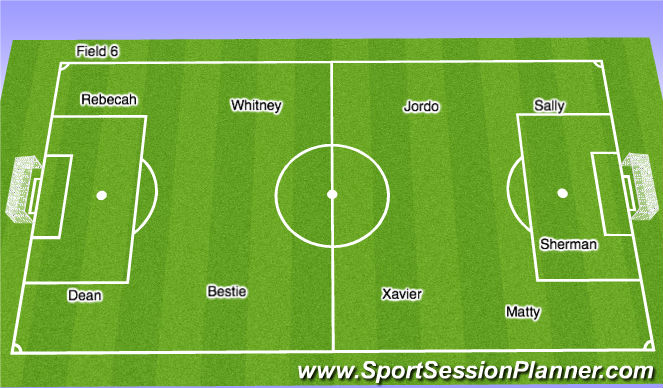 Football/Soccer Session Plan Drill (Colour): Screen 1