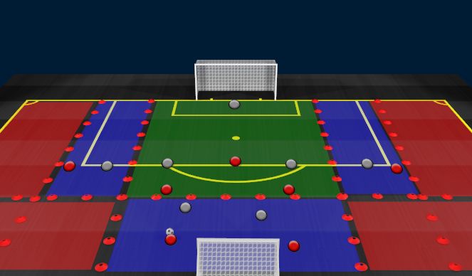 Football/Soccer Session Plan Drill (Colour): Screen 1