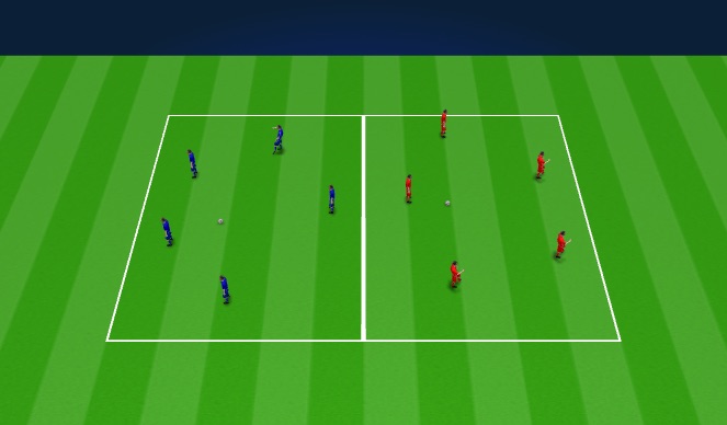 Football/Soccer Session Plan Drill (Colour): Screen 2