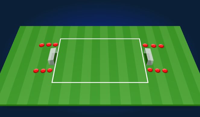 Football/Soccer Session Plan Drill (Colour): Technique