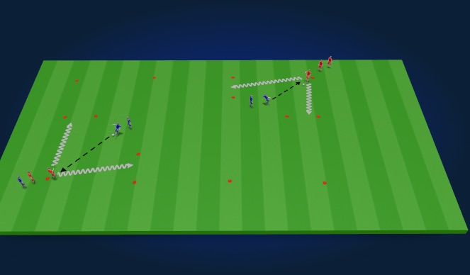 Football/Soccer Session Plan Drill (Colour): Skill