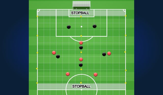 Football/Soccer Session Plan Drill (Colour): Screen 1