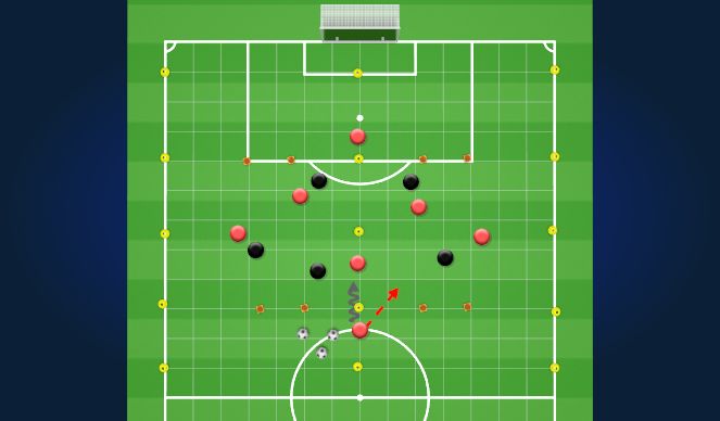 Football/Soccer Session Plan Drill (Colour): Screen 2