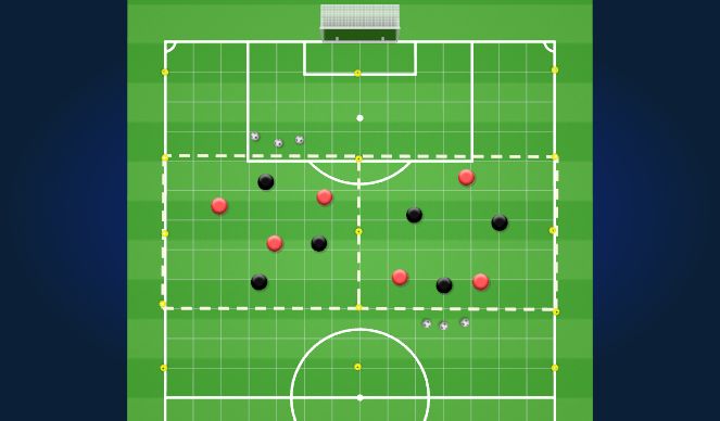 Football/Soccer Session Plan Drill (Colour): Screen 4
