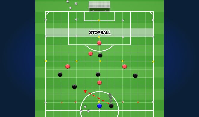 Football/Soccer Session Plan Drill (Colour): Screen 3