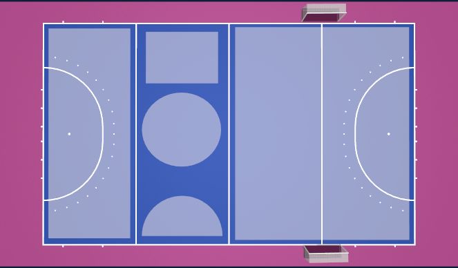 Hockey Session Plan Drill (Colour): Activity Dimensions