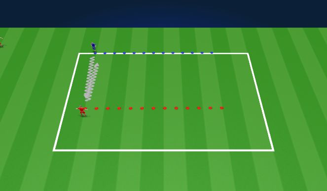 Football/Soccer Session Plan Drill (Colour): Warm Up