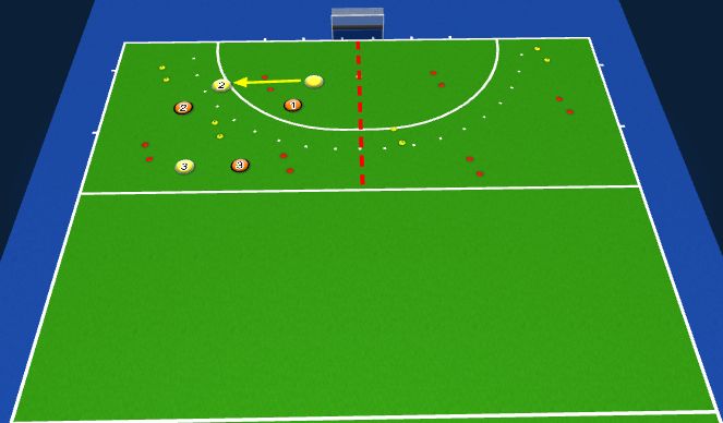 Hockey Session Plan Drill (Colour): P6 Finding-Making Space