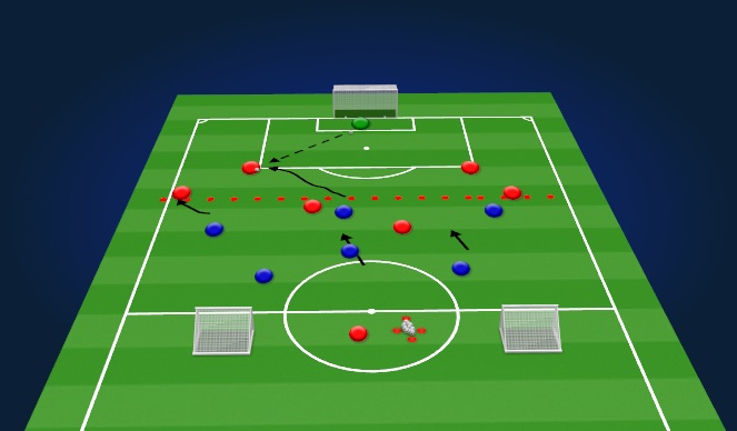 Football/Soccer Session Plan Drill (Colour): Drill