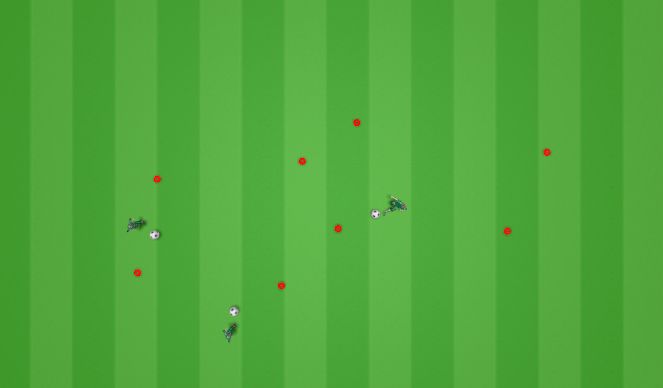 Football/Soccer Session Plan Drill (Colour): Messi Cones