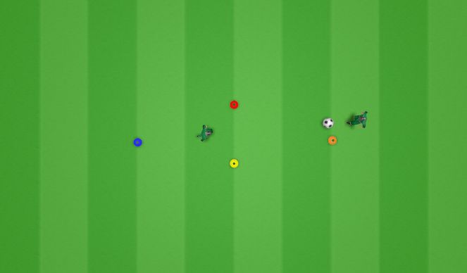 Football/Soccer Session Plan Drill (Colour): Awareness Passing