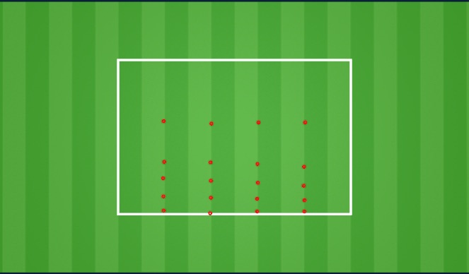 Football/Soccer Session Plan Drill (Colour): Agility Warm Up