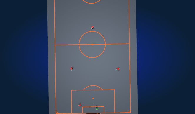 Football/Soccer Session Plan Drill (Colour): Animation 1