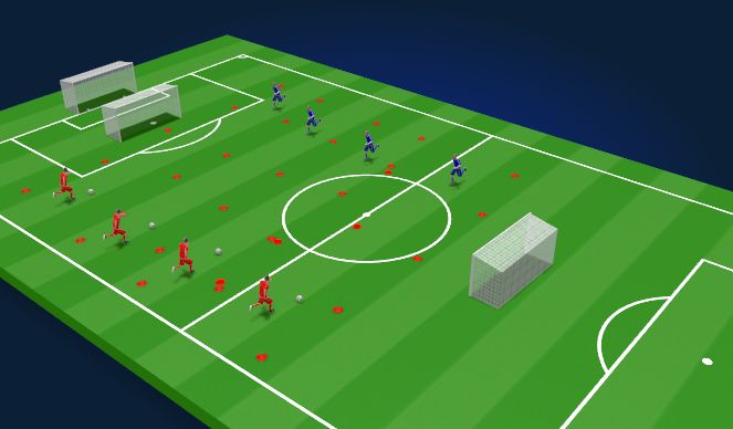 Football/Soccer Session Plan Drill (Colour): Screen 1