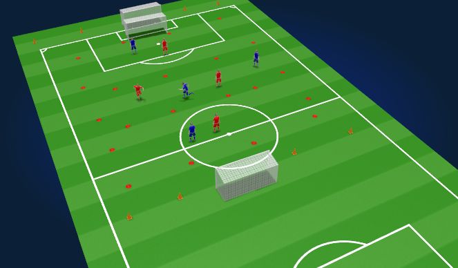 Football/Soccer Session Plan Drill (Colour): Screen 3