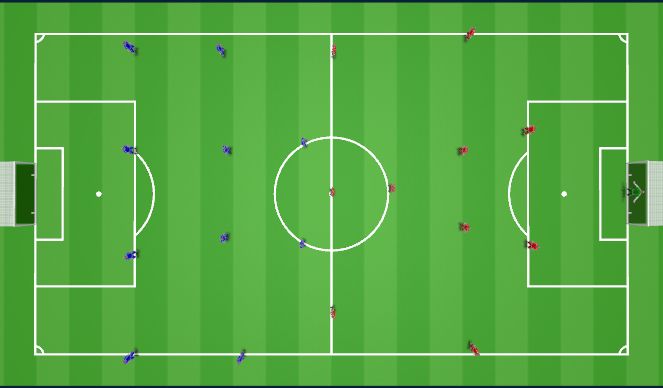 Football/Soccer Session Plan Drill (Colour): SSG