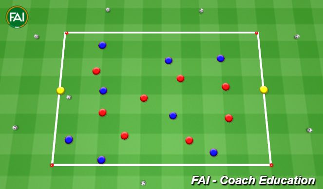 Football/Soccer Session Plan Drill (Colour): Extensive Possession Game