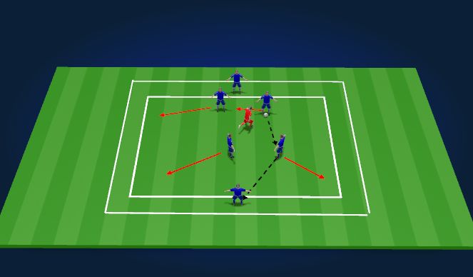 Football/Soccer Session Plan Drill (Colour): Skill (15mins)
