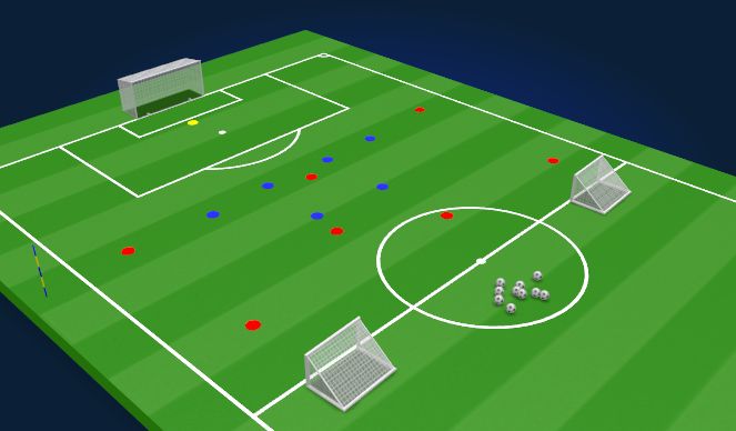 Football/Soccer Session Plan Drill (Colour): LSG