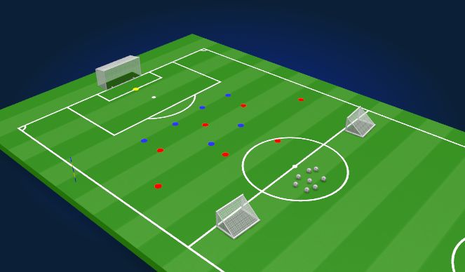 Football/Soccer Session Plan Drill (Colour): LSG