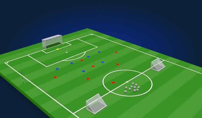 Football/Soccer Session Plan Drill (Colour): LSG