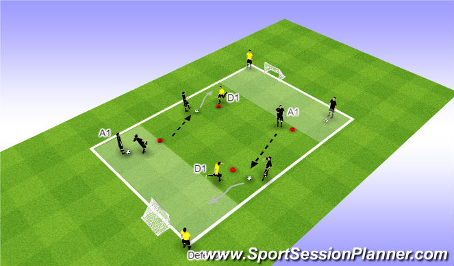 Football/Soccer Session Plan Drill (Colour): GRP