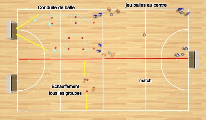 Hockey Session Plan Drill (Colour): Screen 5