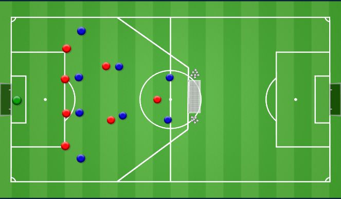 Football/Soccer Session Plan Drill (Colour): General Practice