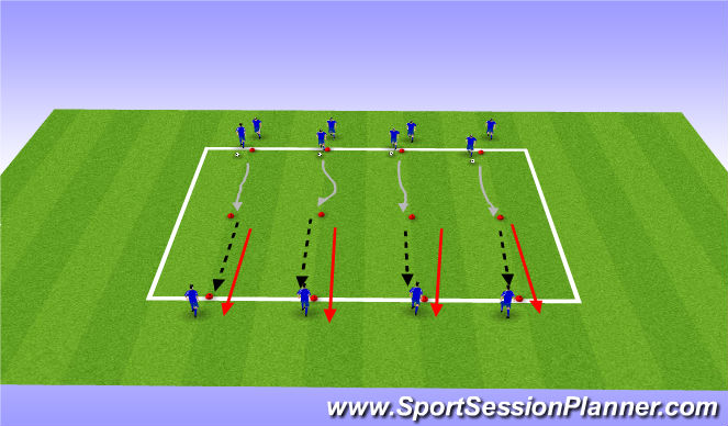 Football/Soccer Session Plan Drill (Colour): Screen 2