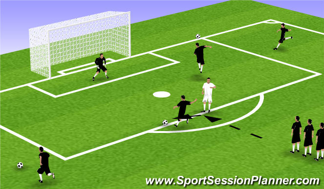 Football/Soccer Session Plan Drill (Colour): Screen 6