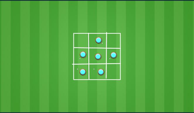 Football/Soccer Session Plan Drill (Colour): Skill Zone Ball Manipulation