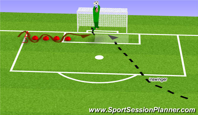 Football/Soccer Session Plan Drill (Colour): Screen 2