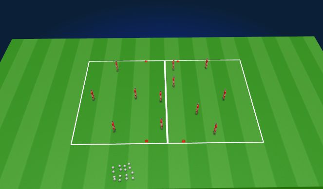 Football/Soccer Session Plan Drill (Colour): Screen 1