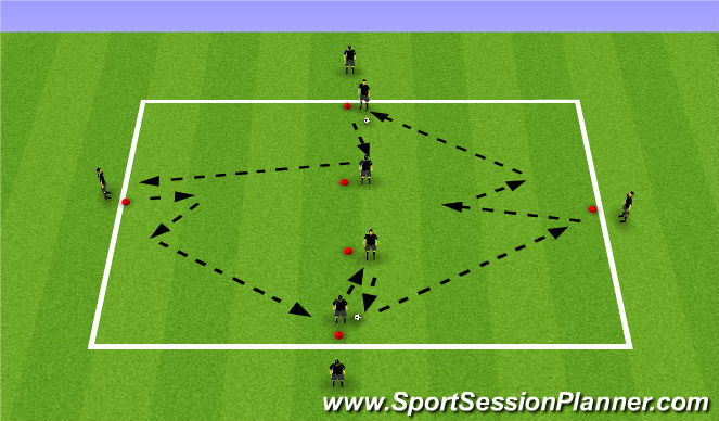 Football/Soccer Session Plan Drill (Colour): Screen 1