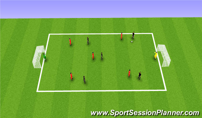Football/Soccer Session Plan Drill (Colour): Screen 2