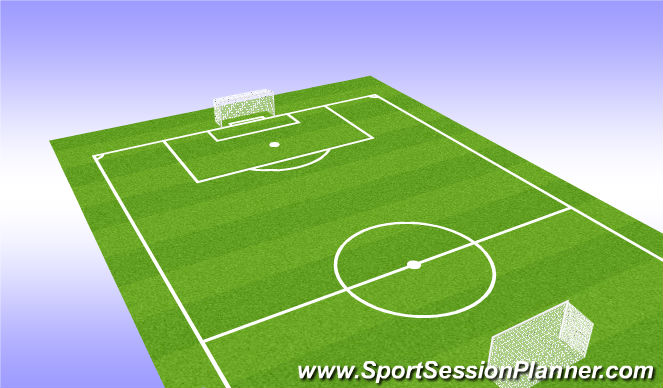 Football/Soccer Session Plan Drill (Colour): Scrimage