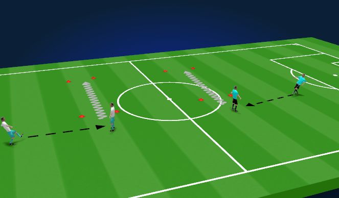 Football/Soccer Session Plan Drill (Colour): Team game