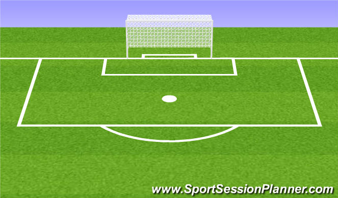 Football/Soccer Session Plan Drill (Colour): Warming Up