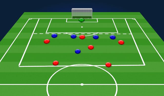 Football/Soccer Session Plan Drill (Colour): Screen 1