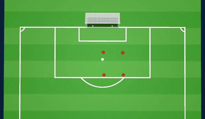 Football/Soccer Session Plan Drill (Colour): Warm up