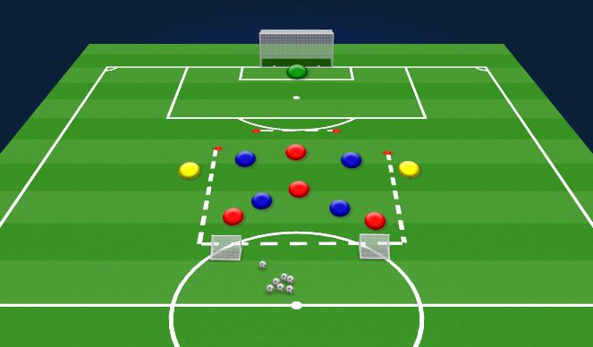 Football/Soccer Session Plan Drill (Colour): Screen 1